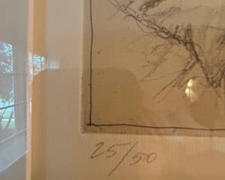 Limited Edition Nude Etching, Signed and Numbered third image