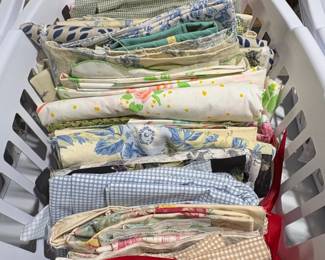 Assorted Vintage and Modern Quilting Fabric Remnants Collection second image