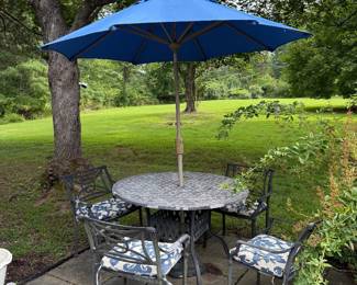 Cast Aluminum Dining Set