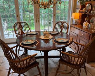 English Oak Dining Chairs