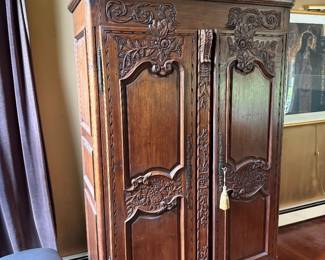 Antique Armoire 7' Tall x 24" Deep