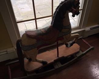 Wood Rocking Horse