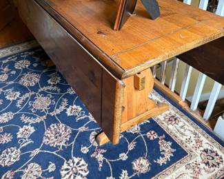 Antique Pine Tressel Table