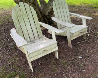 Pair of Polywood Adirondak Chairs