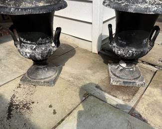 Large Metal Urns