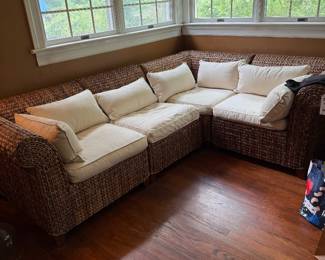 4 Piece Rattan Sectional
