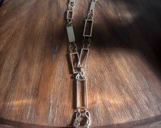 14KT NECKLACE WITH SMOKEY TOPAZ
