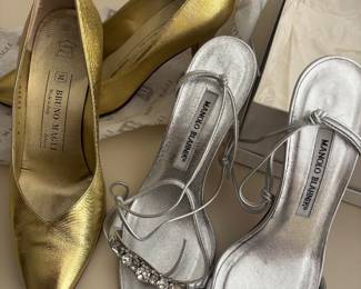 MANOLO BLAHNIK AND BRUNO MALI SHOES