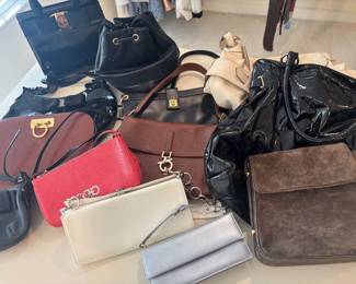LARGE SELECTION F FERRAGAMO BAGS