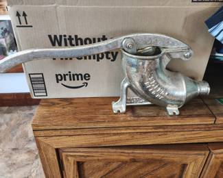 Huge meat grinder