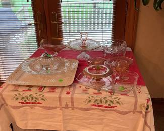 Antique glassware