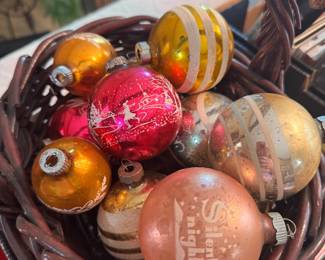 Vintage Christmas ornaments