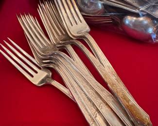 Rogers silver plate set