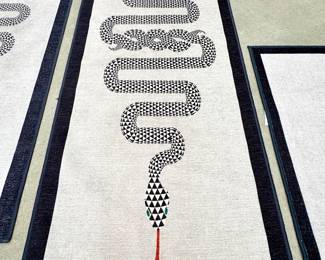 Individual pic: Rugs #3 and #4- Jonathan Adler for Ruggable rugs- (#3- 2.5x10- 2 available- $200 each)- (#4- 2.5x7- $180)