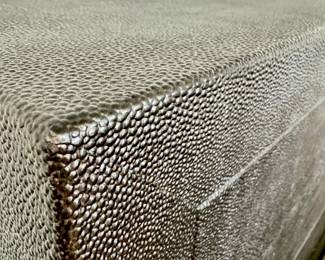 Close up: Restoration Hardware "Graydon" Shagreen 5-drawer chest- 36x21x50- $850