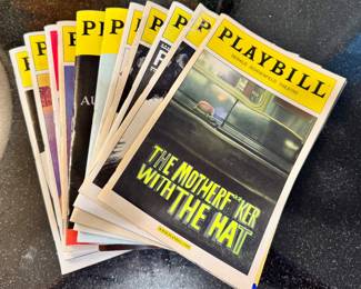 Set of 11 Vintage Playbills- $28