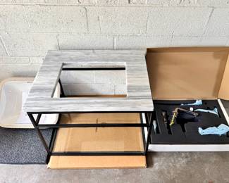 Brand new! Kallista wall-hang sink 27.5x21.25x21- $1500. All accessories included. 