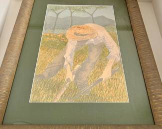Set of 3- Coffee Bean Field Serigraphs- 1980 limited edition (set of 3)- signed by artist- 20x35- $300 for set of 3