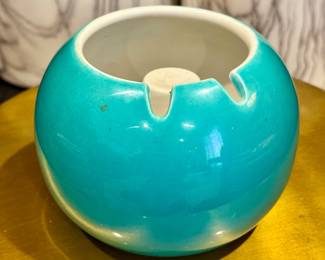 Vintage Ashtray by Baldelli, fine Italian pottery- 3"D- $58