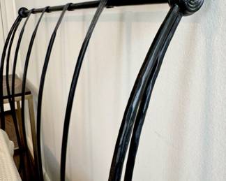 Charles P. Roger’s and Co. artisan crafted wrought iron twin bed frame- $500