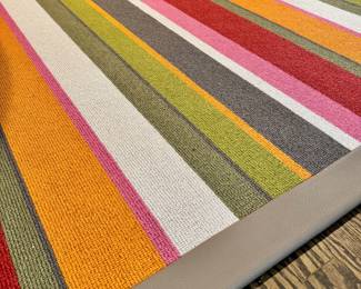 Missoni pattern area rug