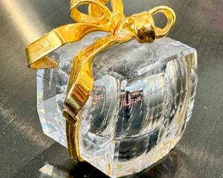 Itty Bitty! Swarovski Crystal “Memories Secrets” gift clock- 1”square when closed- $40