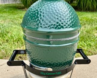SOLD-Brand new! Never used. Big Green Egg -Mini size-  All accessories included. 
