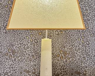 Shagreen table lamp- (2 available) 30"H-$300 each