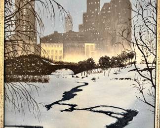"Winter in Central Park" by Jack Martin- 22x26- $400
