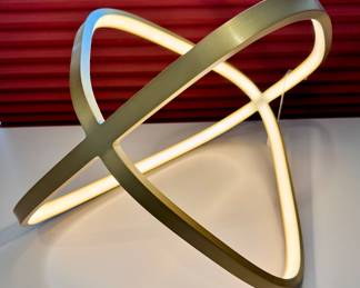 West Elm "Revolve" LED table or hanging lamp- 2 available- approx 12"x13"- $100 each