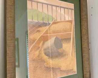 Set of 3 Coffee Bean Field Serigraphs- 1980 limited edition (set of 3)- signed by artist- 20x35- $300 for set of 3