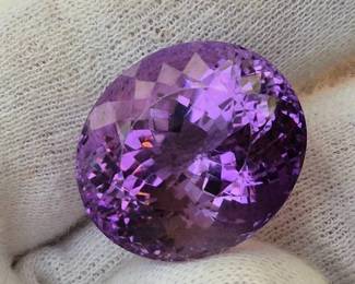 43.62 Carat Natural Amethyst Oval Cut Gemstone