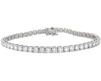 Classic 7 Carat Diamond Tennis Bracelet