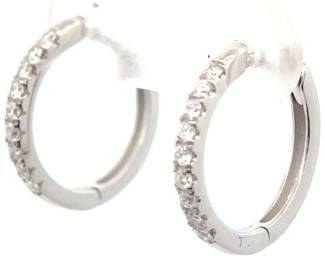 0.25 Carat Diamond Inside-Out Hoop Earrings