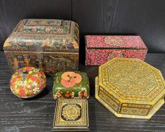 Wooden boxes