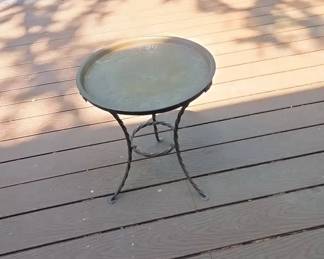 Perisan Style Metal Side Table