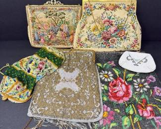 Beaded vintage bags