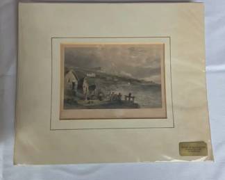 Antique Landscape Engraving And Prints