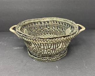 Metal Weave Basket