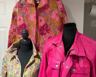 Ralph Lauren Leather jacket pink