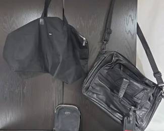 Tumi Black Travel Bags Accessory Pouches Group Lot