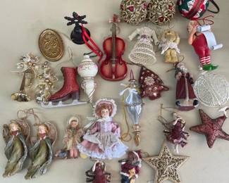 Mixed Christmas Ornament Lot