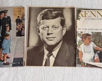 Kennedy Magazines and a portrait
