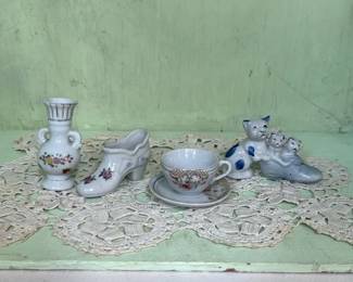 Porcelain Mini Figurine Lot