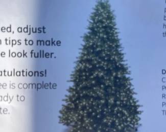 GE Branded Christmas Tree 7.5ft