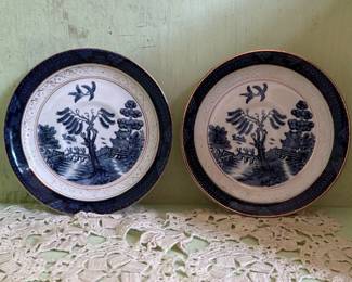 Blue White Scenic Decorative Plates