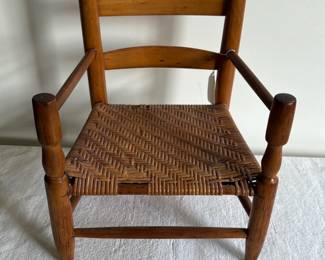 Child’s Woven Seat Ladderback Armchair