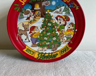 Keebler Season's Greetings Tin