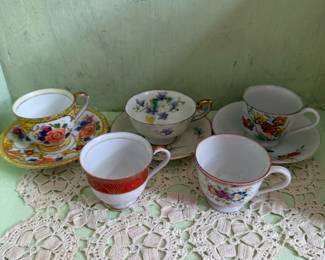 Assorted Made in Occupied Japan Cups