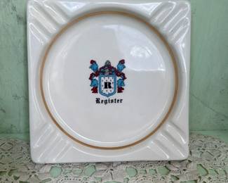 Register Ceramic Ashtray